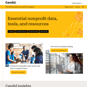 Candid.org Homepage